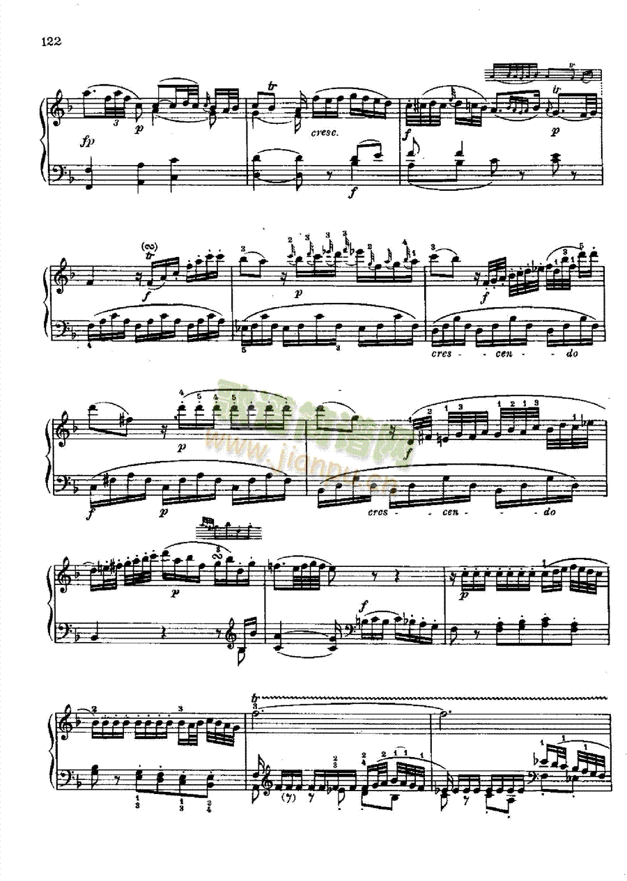 奏鸣曲Nr.810键盘类钢琴(钢琴谱)12