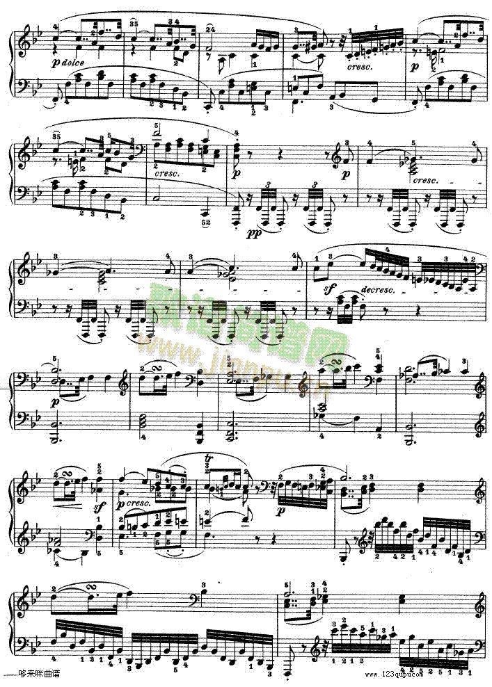 暴风雨-d小调第十七钢琴奏鸣曲-Op.31—2-贝多芬(钢琴谱)9