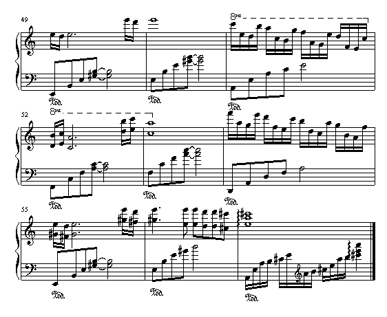 渡情(钢琴谱)5