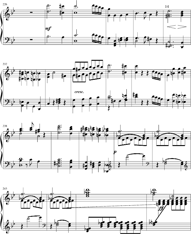 莫扎特第四十号交响曲(钢琴谱)13