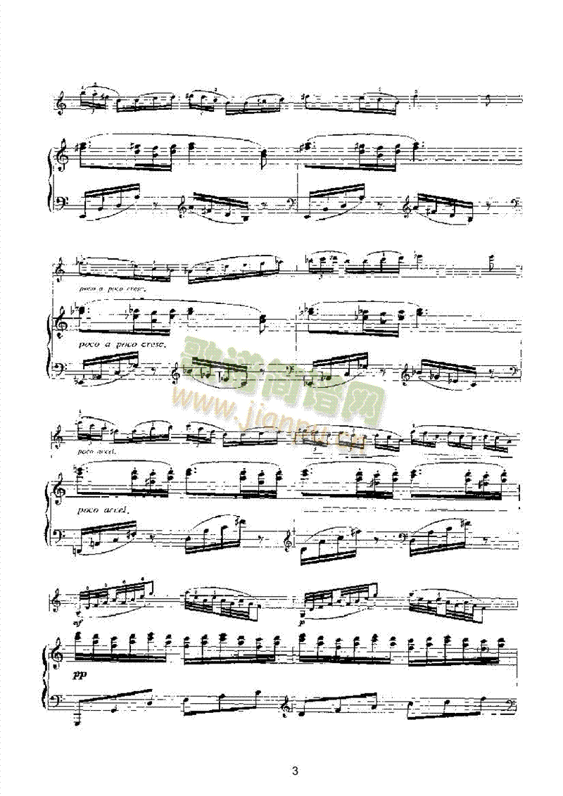 夜曲弦乐类小提琴(其他乐谱)3