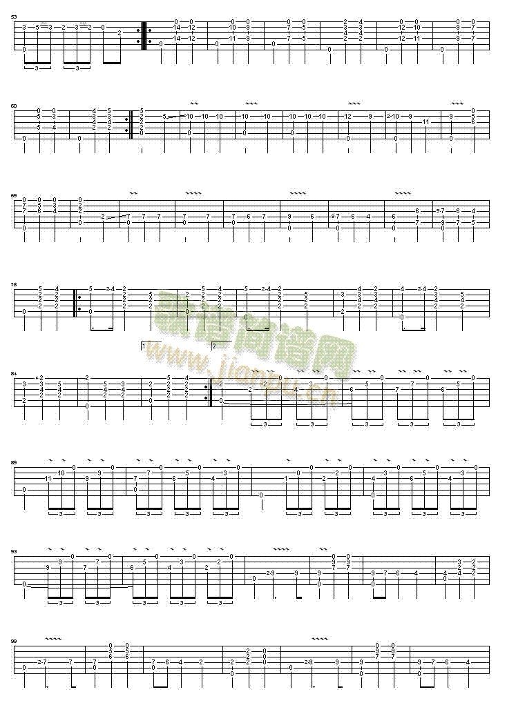 大霍塔舞曲吉他谱(吉他谱)3