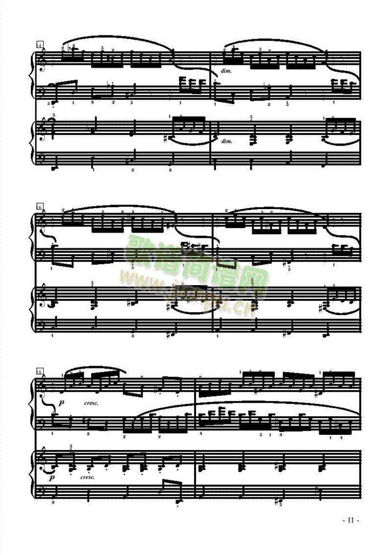 二部创意曲—双钢琴键盘类钢琴(其他乐谱)3