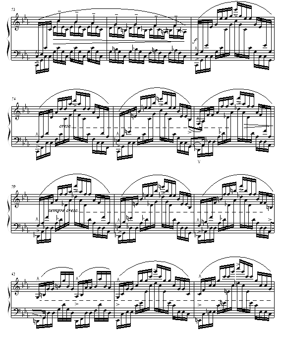 琶音练习曲(钢琴谱)6