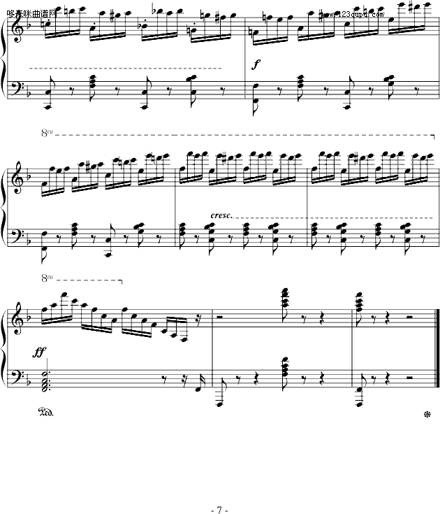 车尔尼740-车尔尼(钢琴谱)7