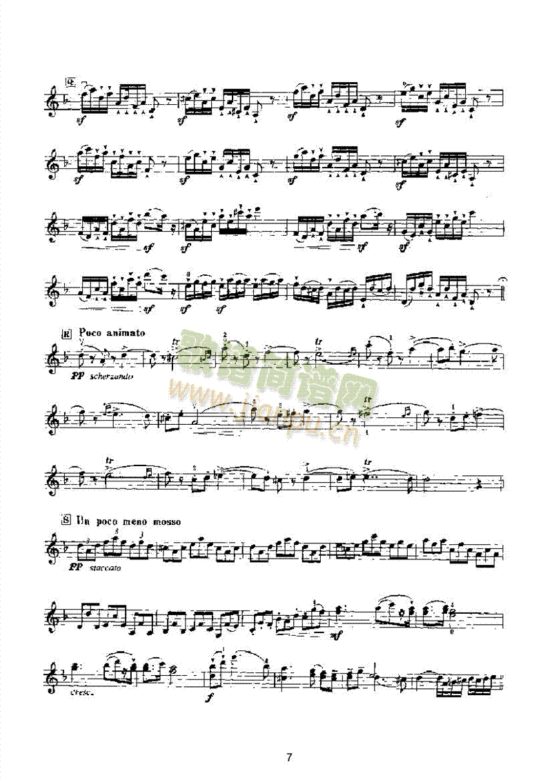 福利亚变奏曲弦乐类小提琴(其他乐谱)7