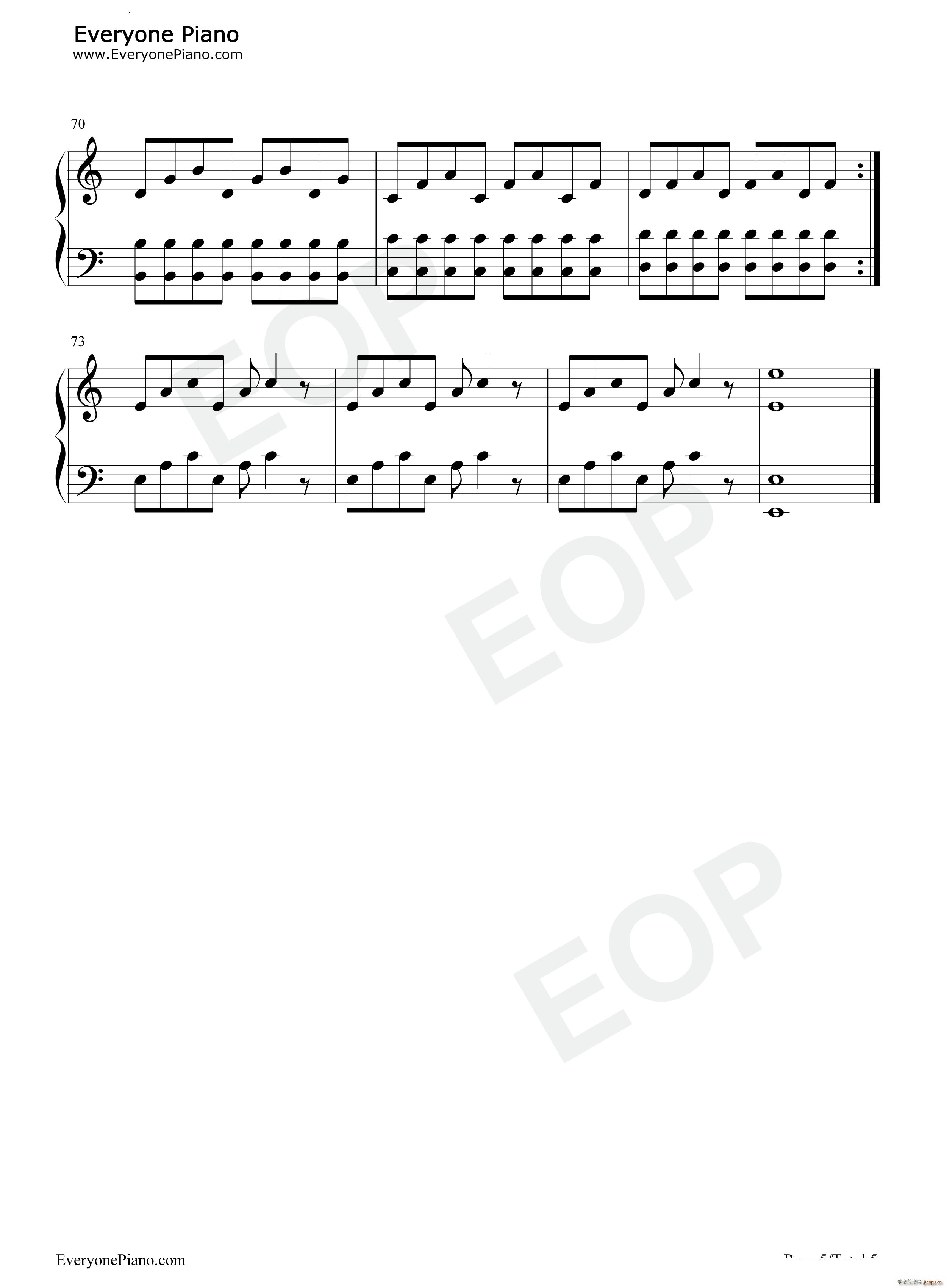 Nightcall(钢琴谱)6