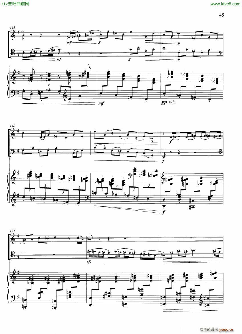 Francaix Trio for oboe bassoon and piano 二(钢琴谱)18