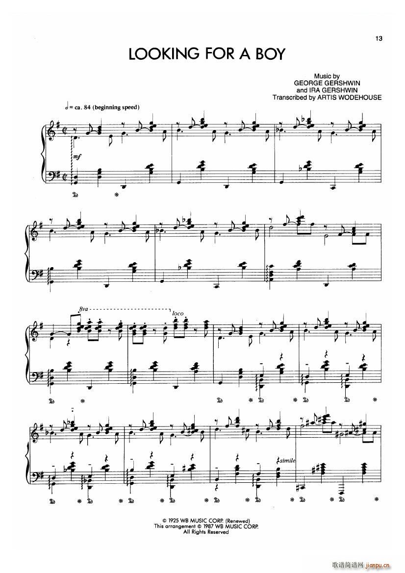 Gershwin wodehouse looking looking(十字及以上)1