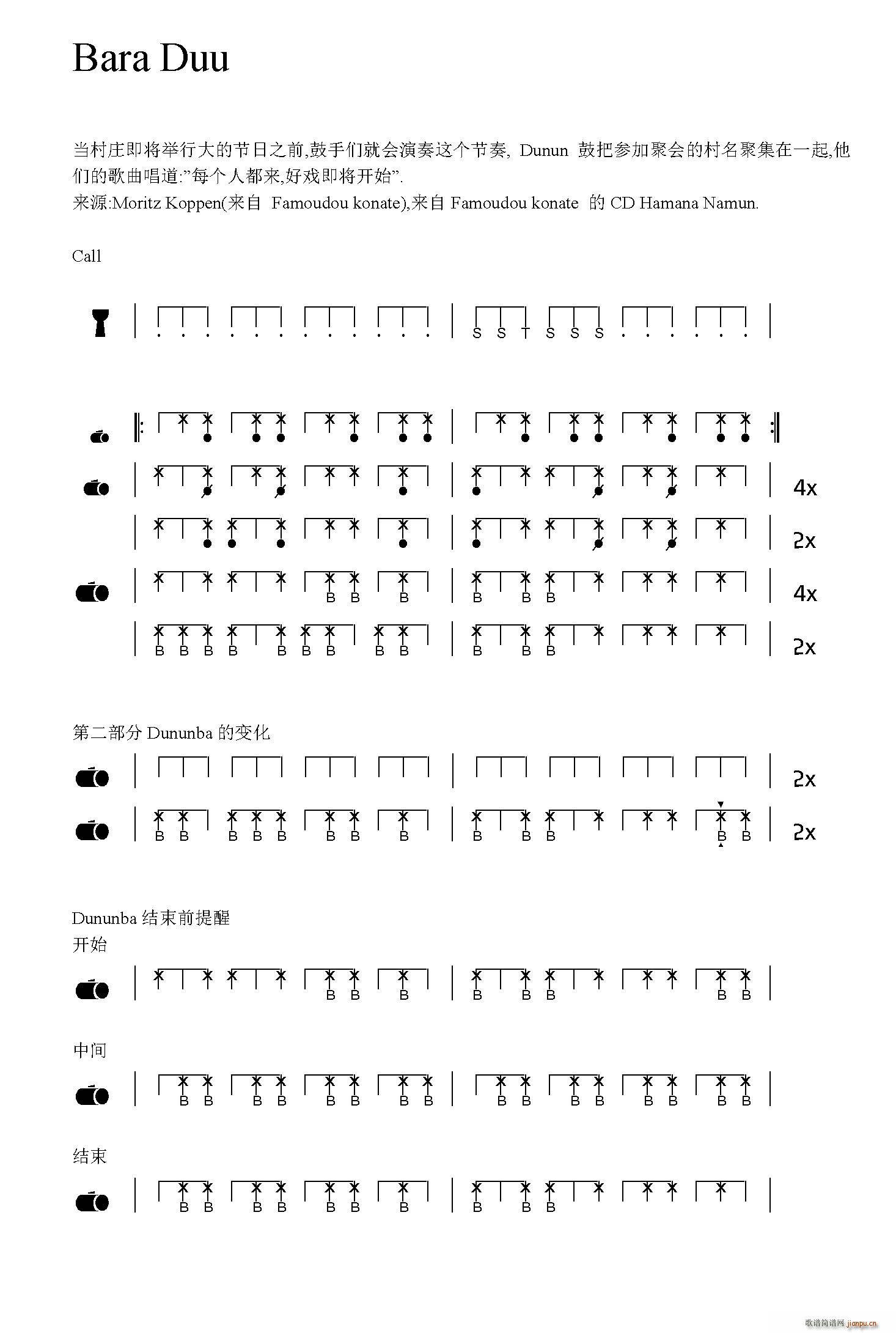 Bara Duu 非洲手(十字及以上)1