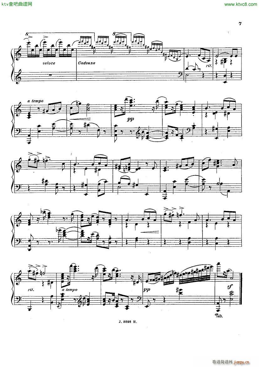 hofman mazurka(钢琴谱)6