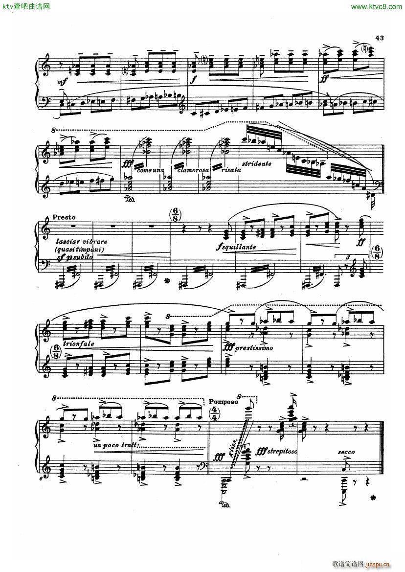Casteln Ted Piedigrotta1924(钢琴谱)42