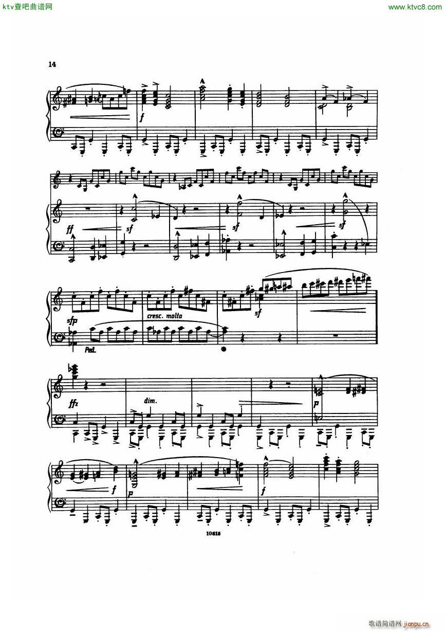 Edward Elgar Enigma Variations Op 36(钢琴谱)15