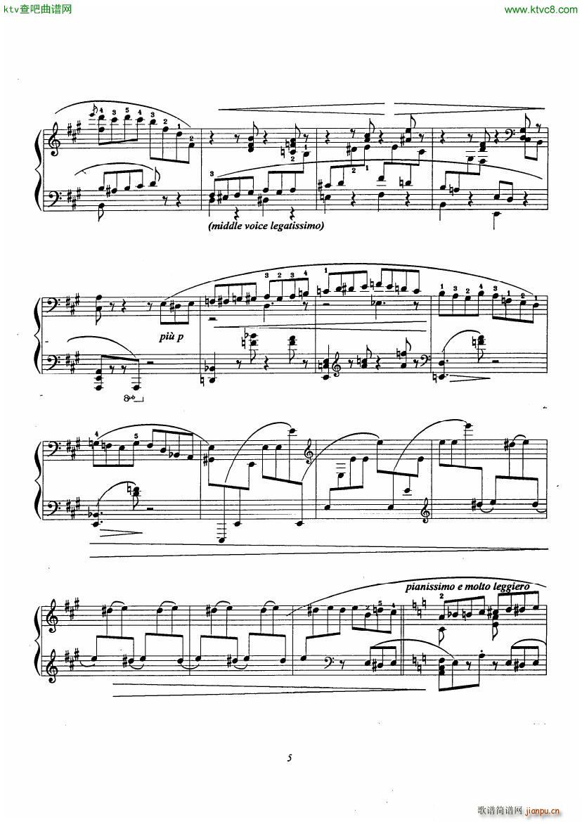 Tico Tico No Fuba(钢琴谱)5