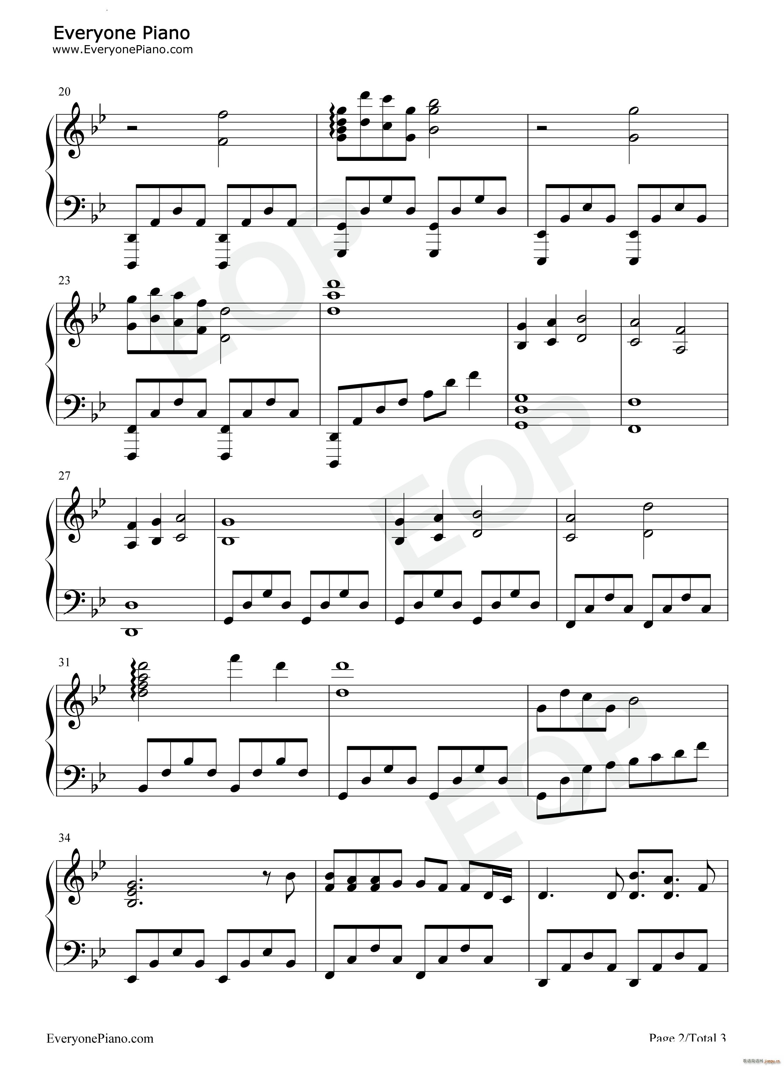 Far Horizons上古卷轴5天际BGM(钢琴谱)3