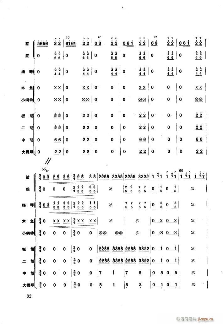 边区运输队(五字歌谱)5