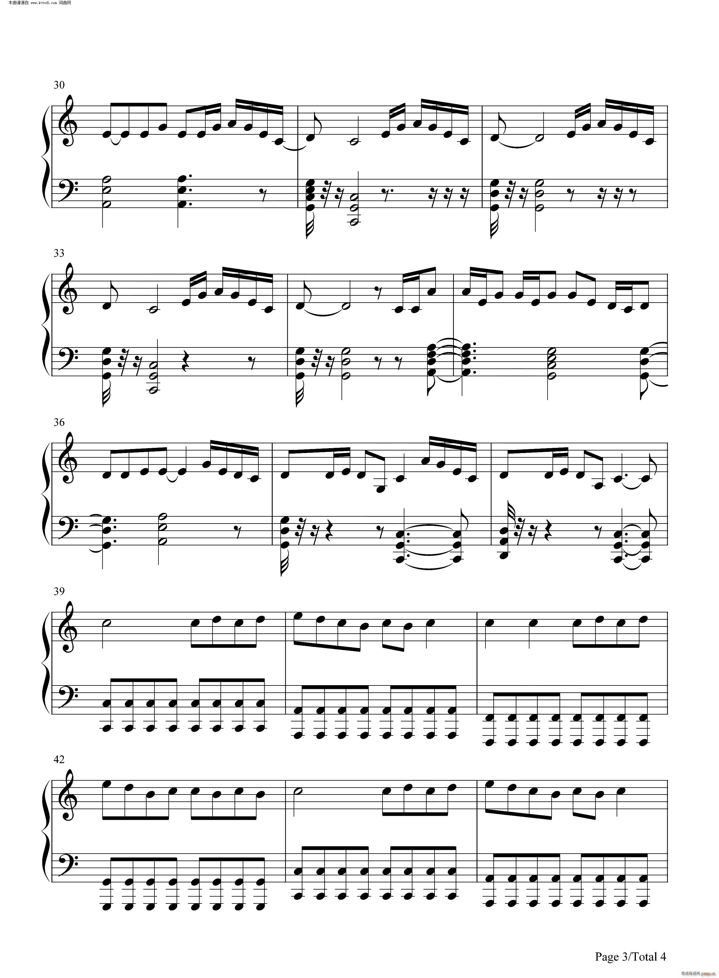 Jesus In LA(钢琴谱)3