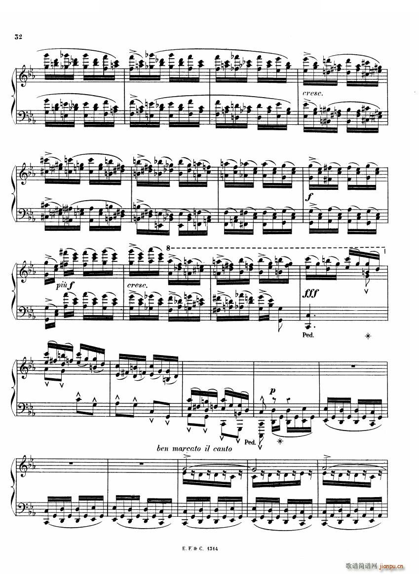 Chaminade 6 Etudes Op35 一 6 Etudes Op35 一(十字及以上)32
