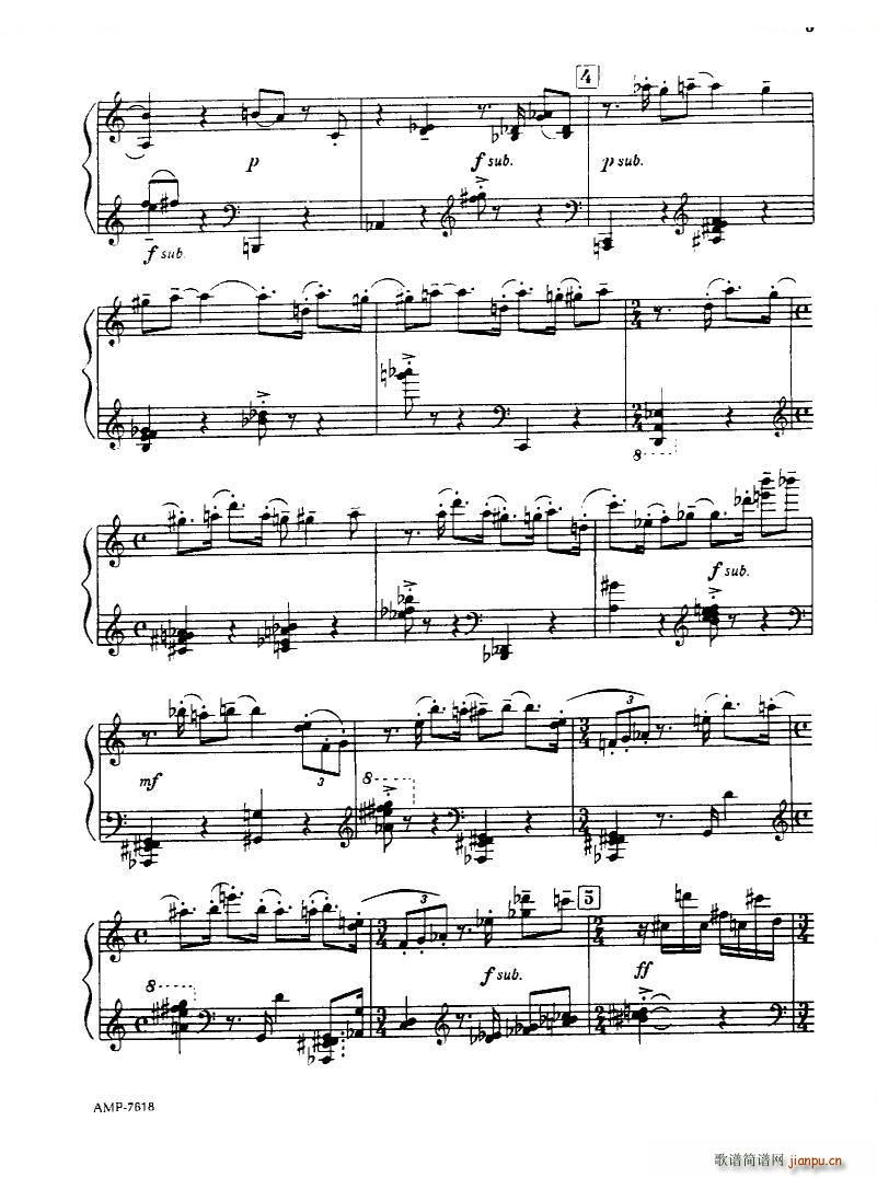 Gubaidulina Sofia Piano Sonata Piano Sonata(十字及以上)3
