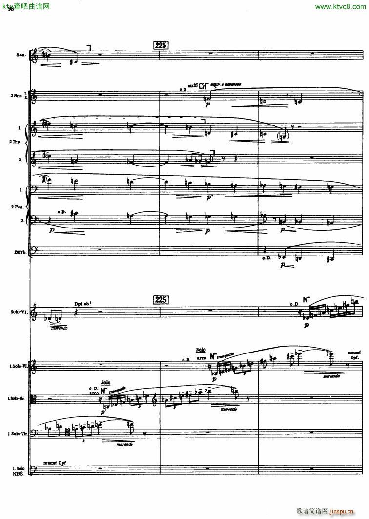 Berg Violin Concerto Score 三(钢琴谱)16