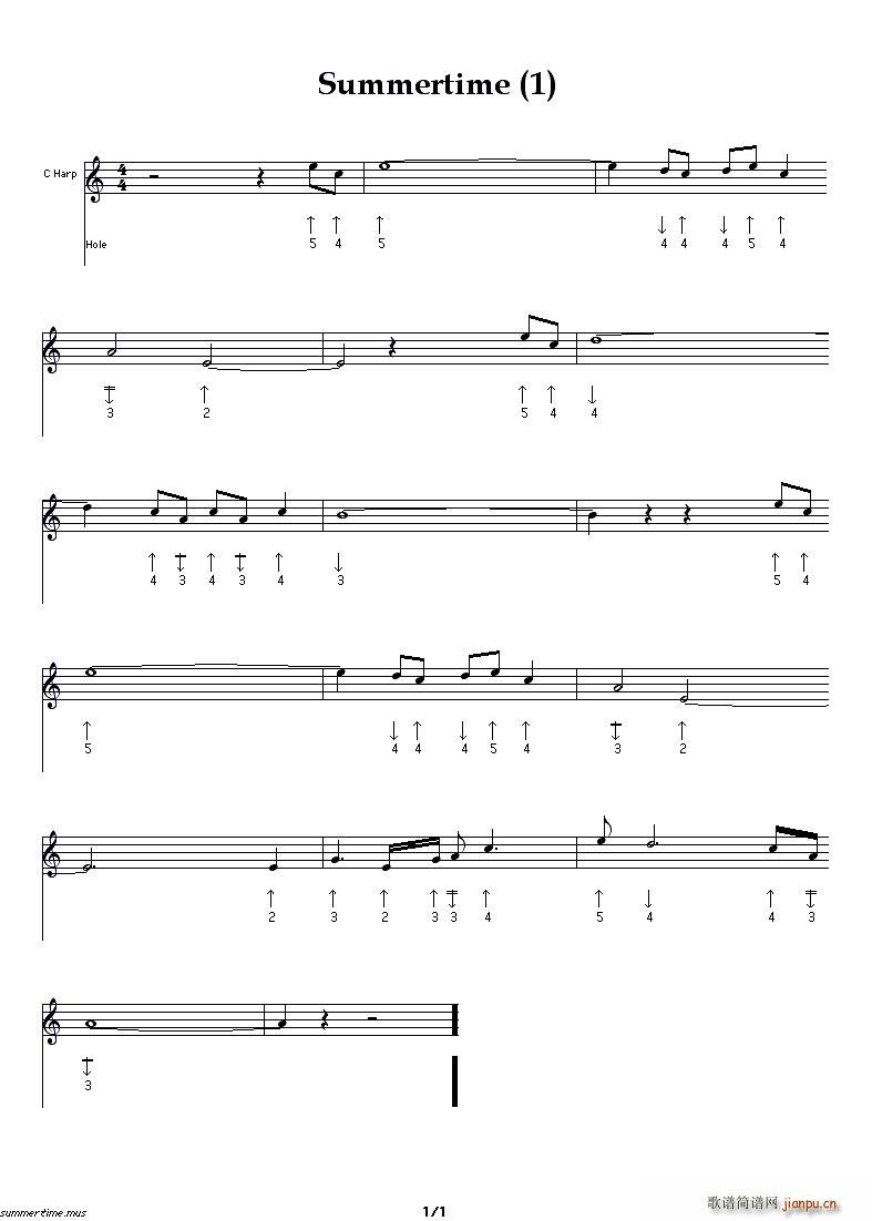 Summertime 布鲁斯(十字及以上)1