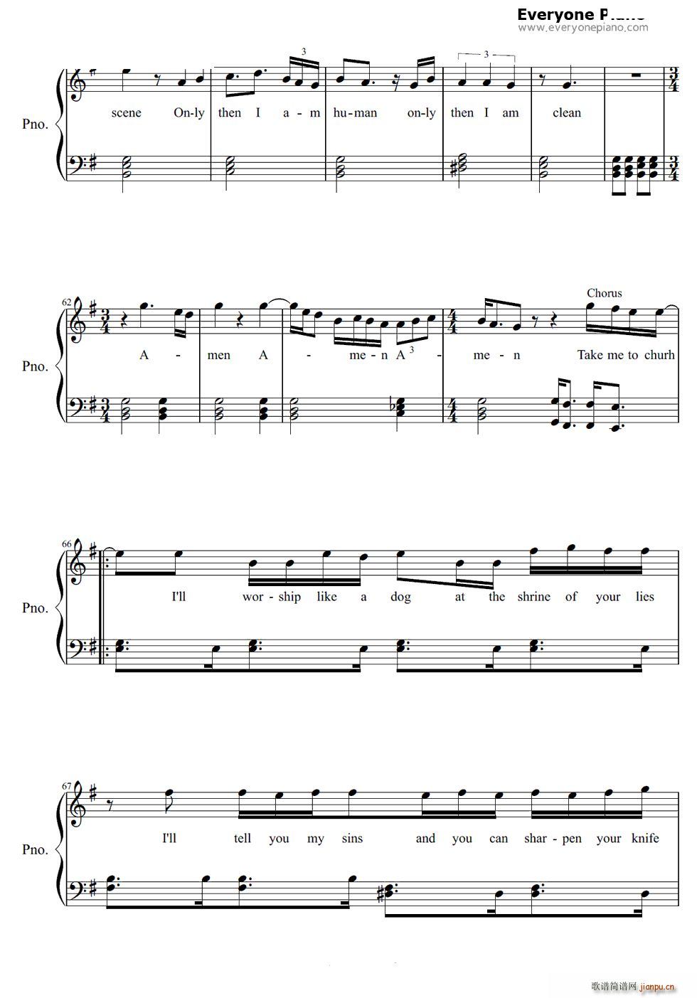 Take Me to Church(钢琴谱)8