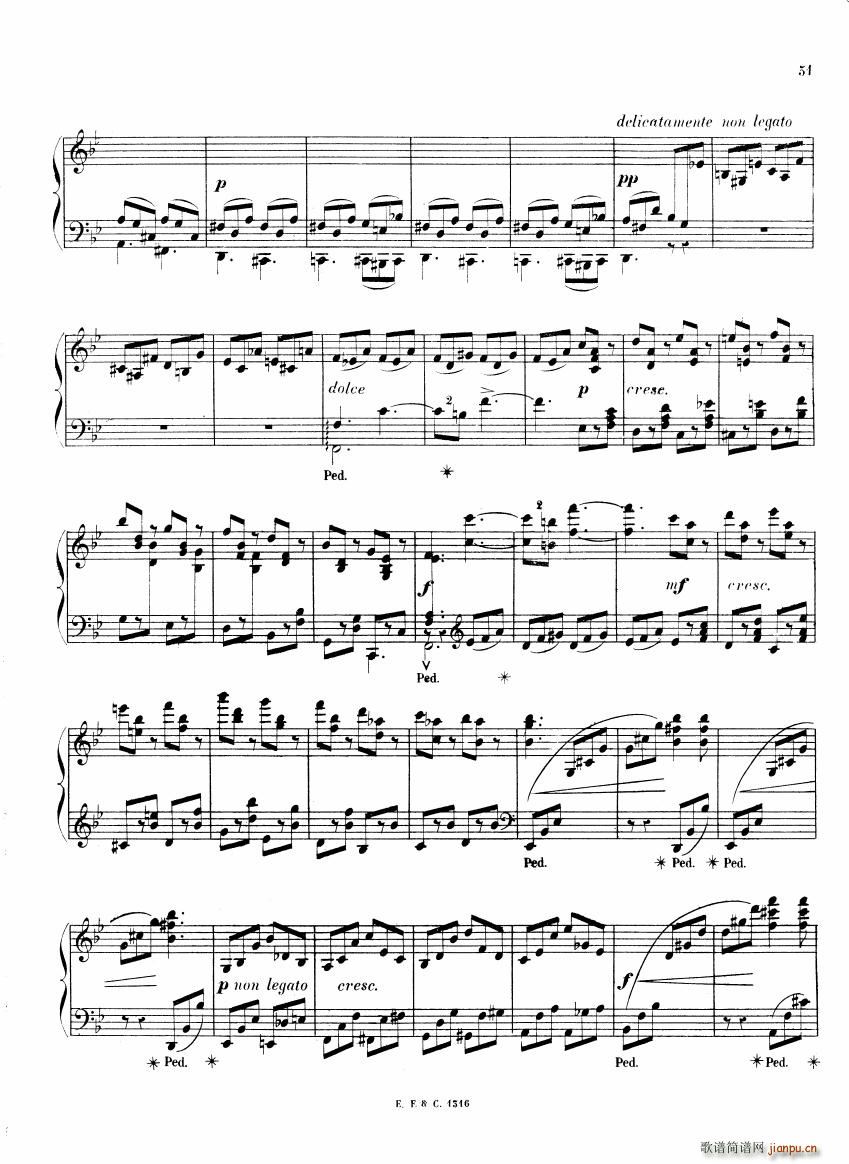 Chaminade 6 Etudes Op35 二(钢琴谱)10