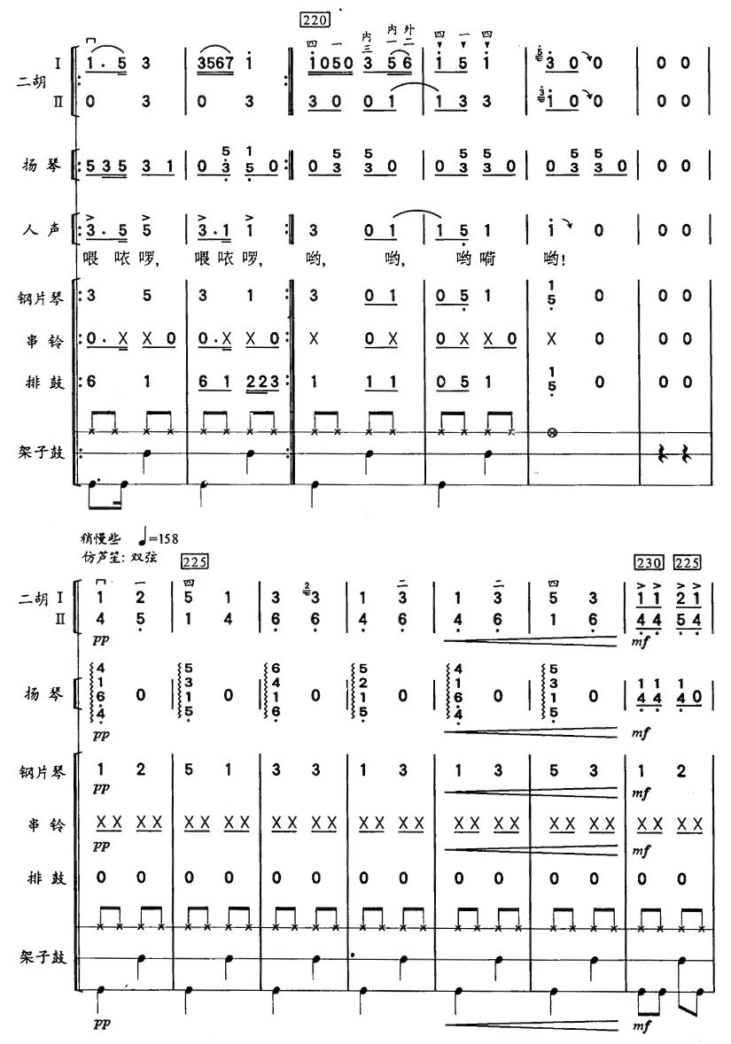 彝河踏浪19(总谱)1