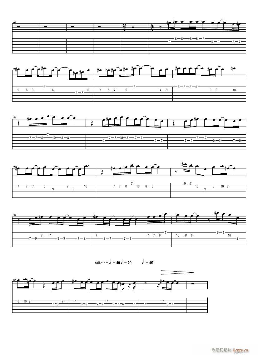 因为我是女子-吉他(吉他谱)3