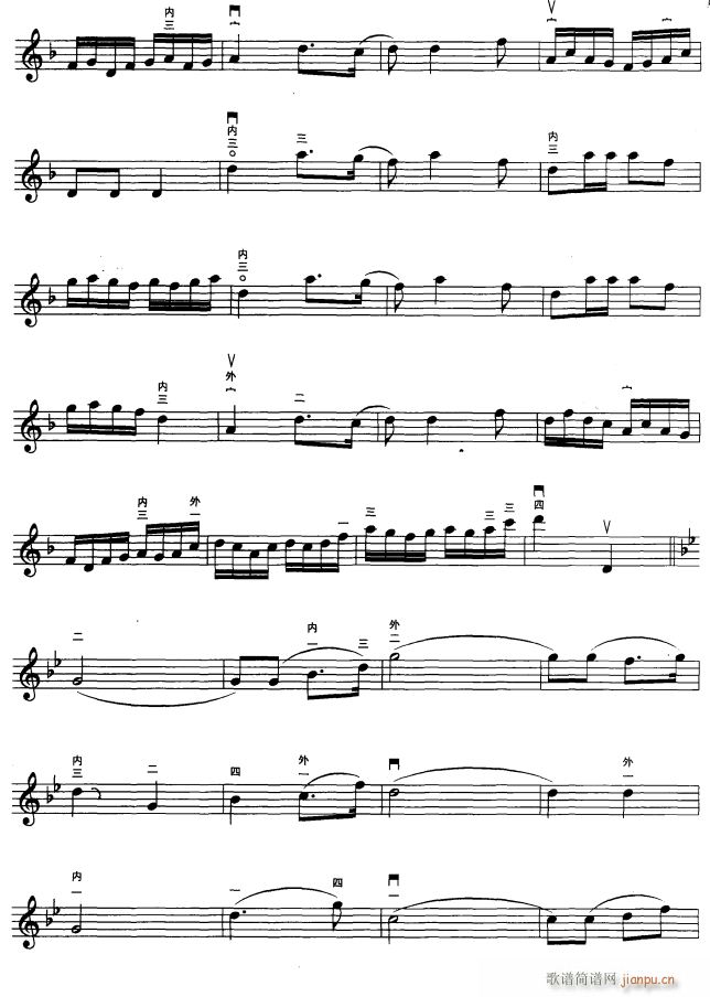 战马奔腾 2(二胡谱)1