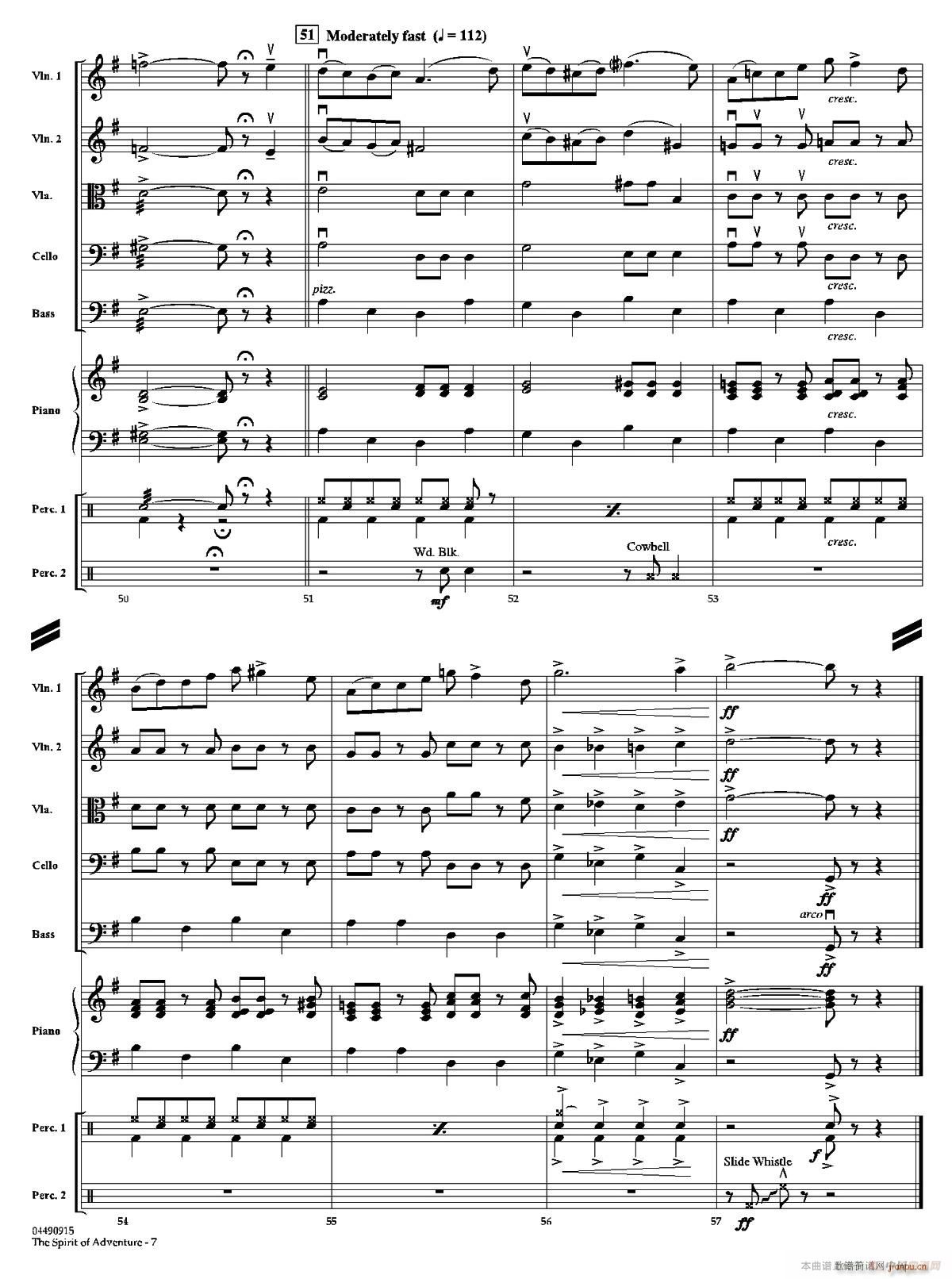 The Spirit of Adventure 交响弦乐团(总谱)7