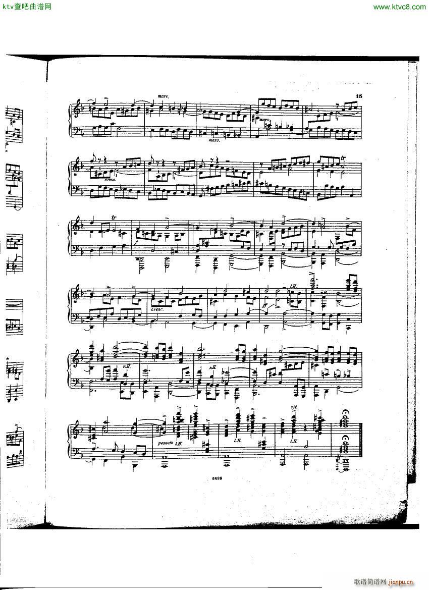 Bach D Albert Prelude and Fugue d min(钢琴谱)3