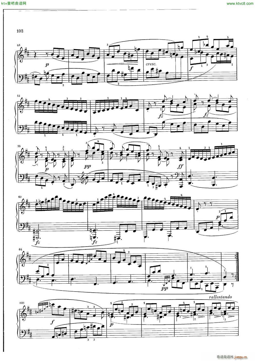 Clementi Sonata Op 42 No 2(钢琴谱)12