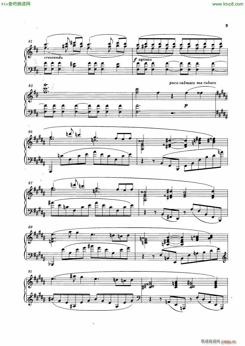 Griffes The Pleasure Dome of Kubla Khan(钢琴谱)9