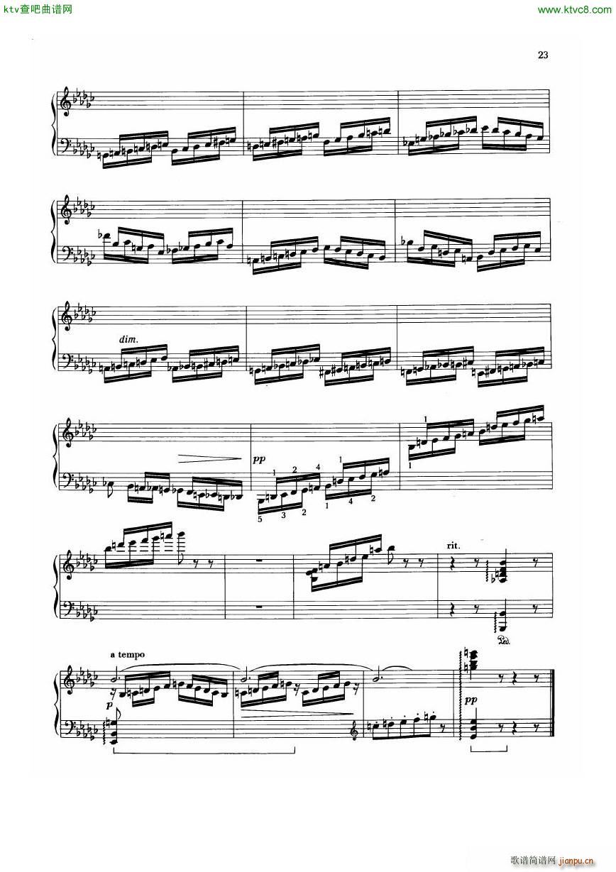 Dohnanyi Etude Op 28 3(钢琴谱)11