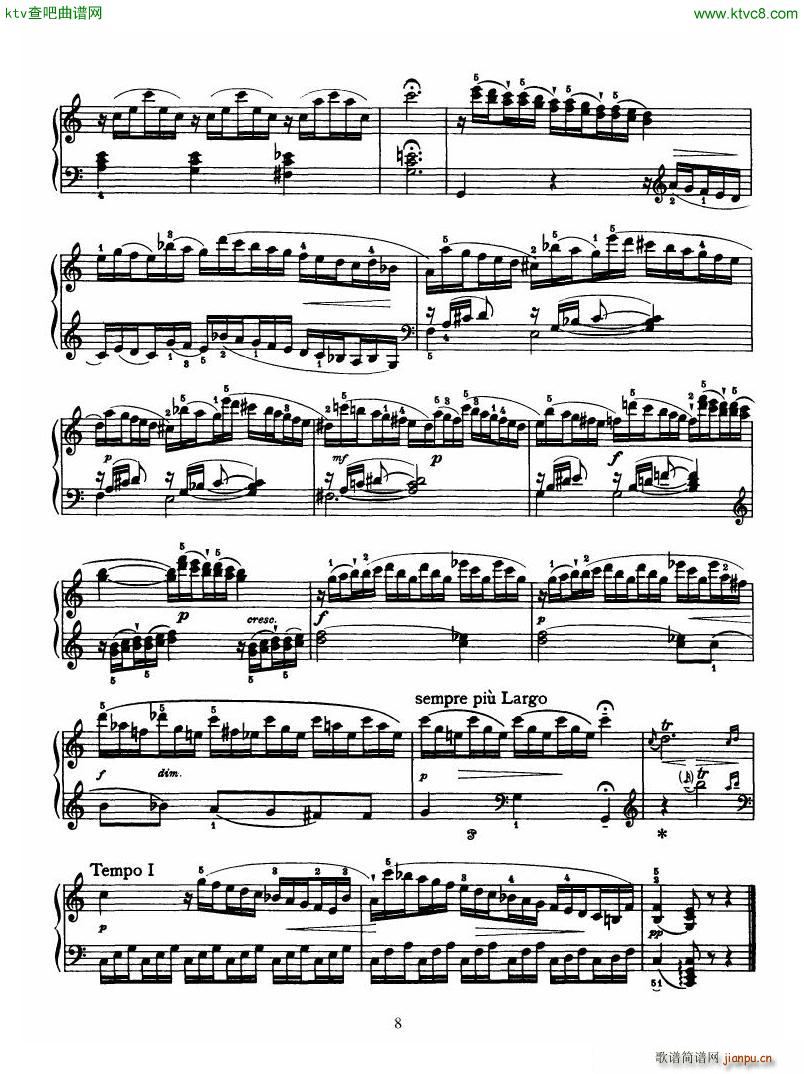 Haydn Piano Sonata No 39 In G(钢琴谱)8