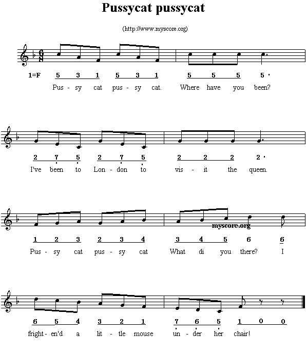 英文儿歌：Pussycatpussycat(其他)1