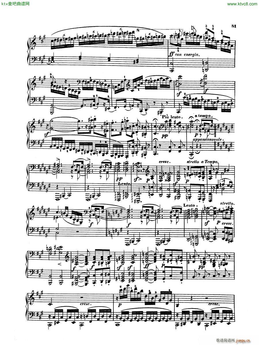 Hummel Sonata in F sharp minor Op 81(钢琴谱)7