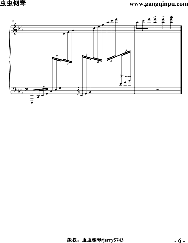 c小调幻想曲Op.2.4(钢琴谱)6