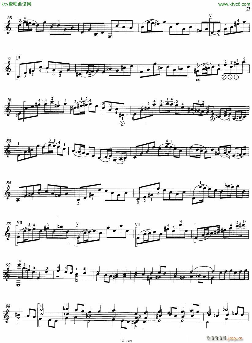 Bach JS BWV 1005 Sonata for Solo Violin in C(钢琴谱)31