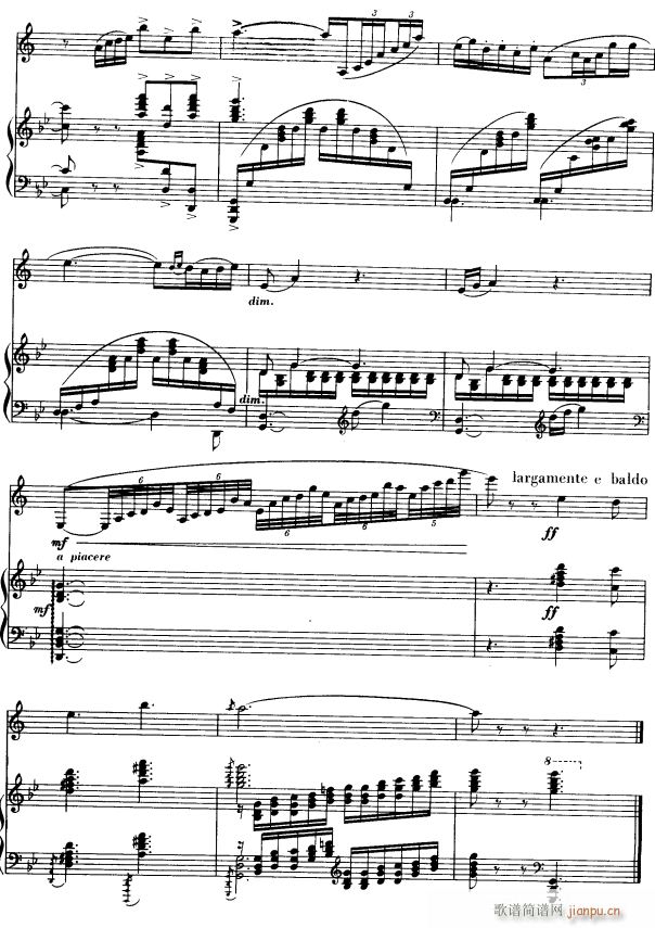 大巴上的春天 单簧管 8(单簧管谱)1