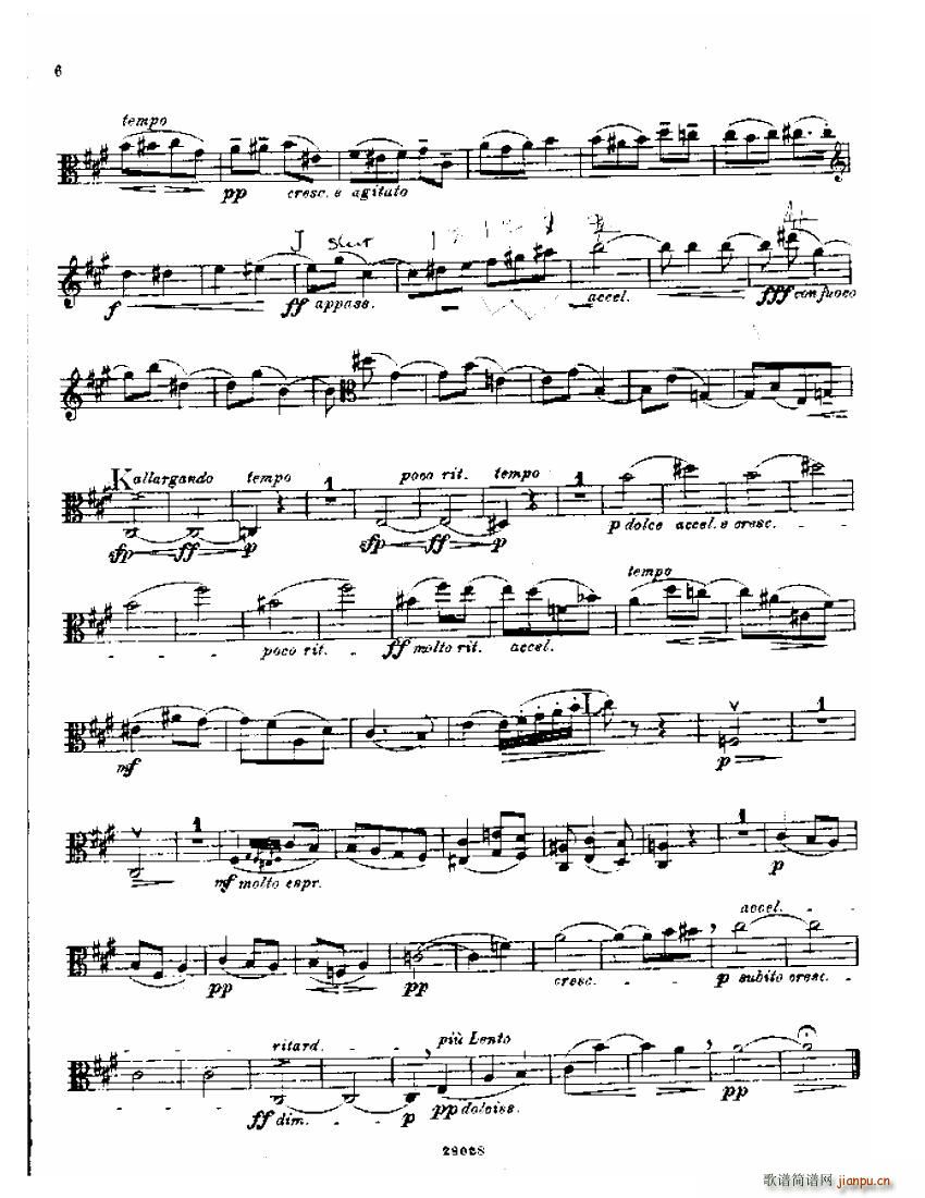 Bowen viola sonata No 1 Va part(钢琴谱)6