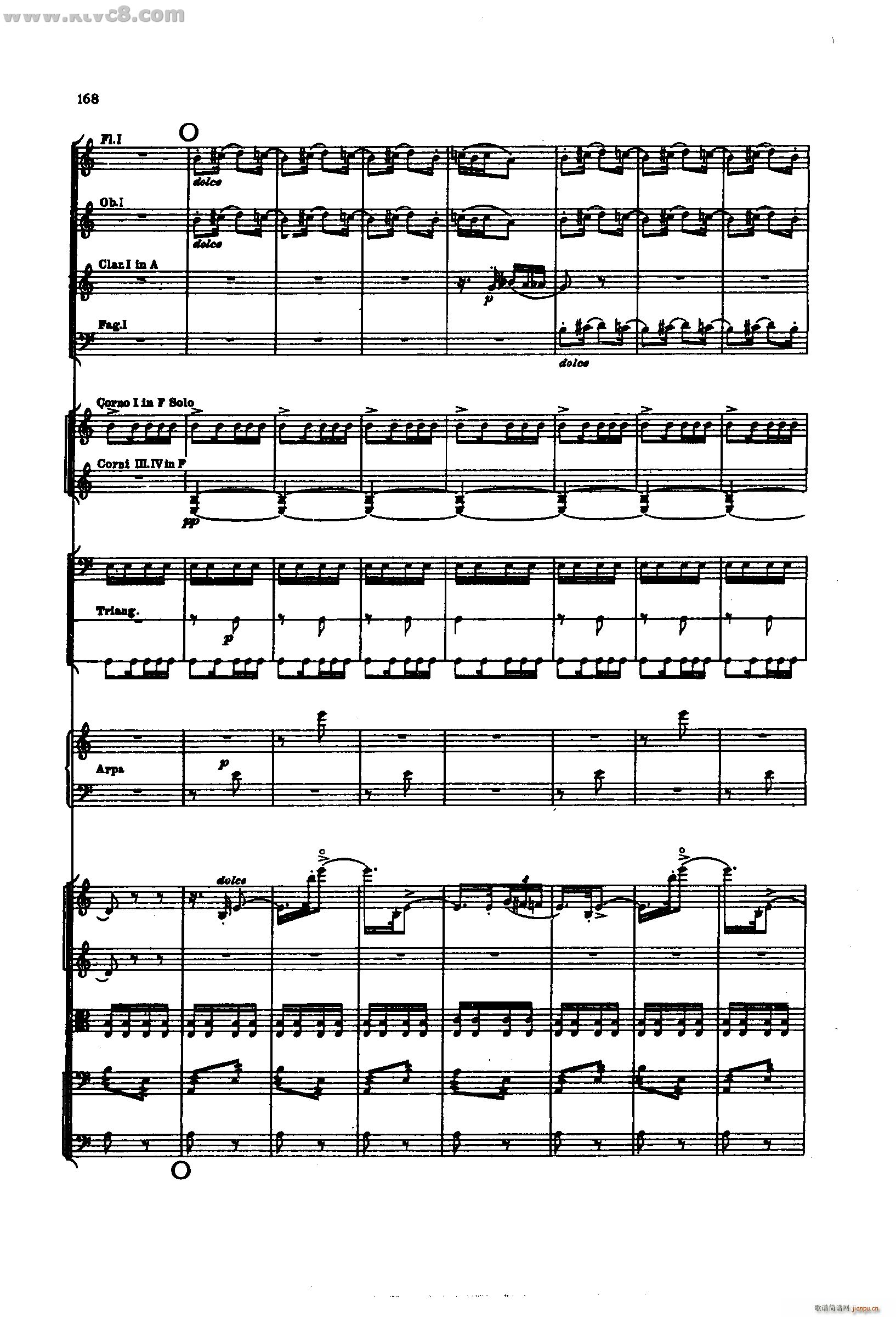 舍赫拉查达交响组曲 作品35 第四部分(总谱)22