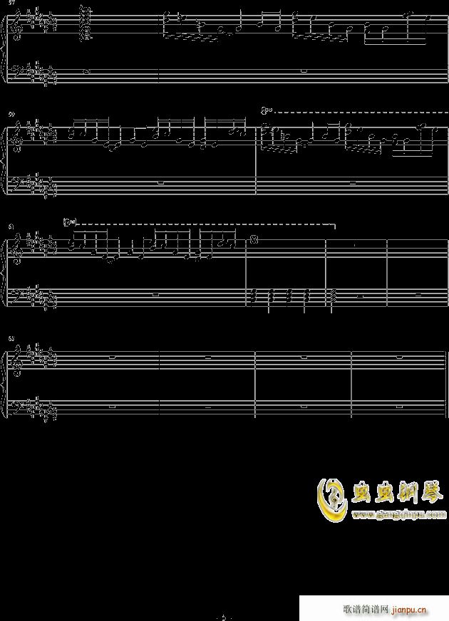 愛下是友(钢琴谱)5
