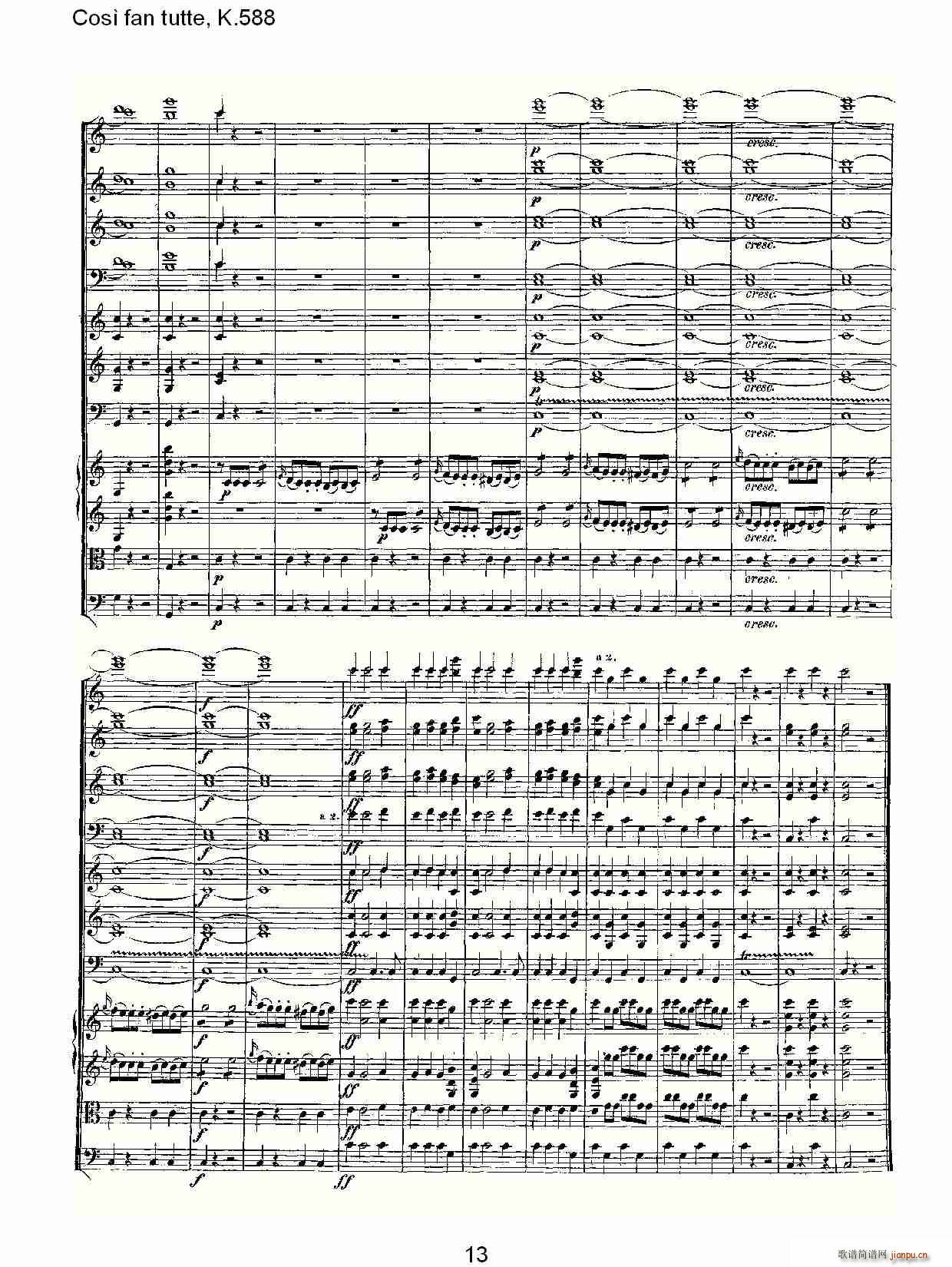 Cosě fan tutte, K.588(十字及以上)13