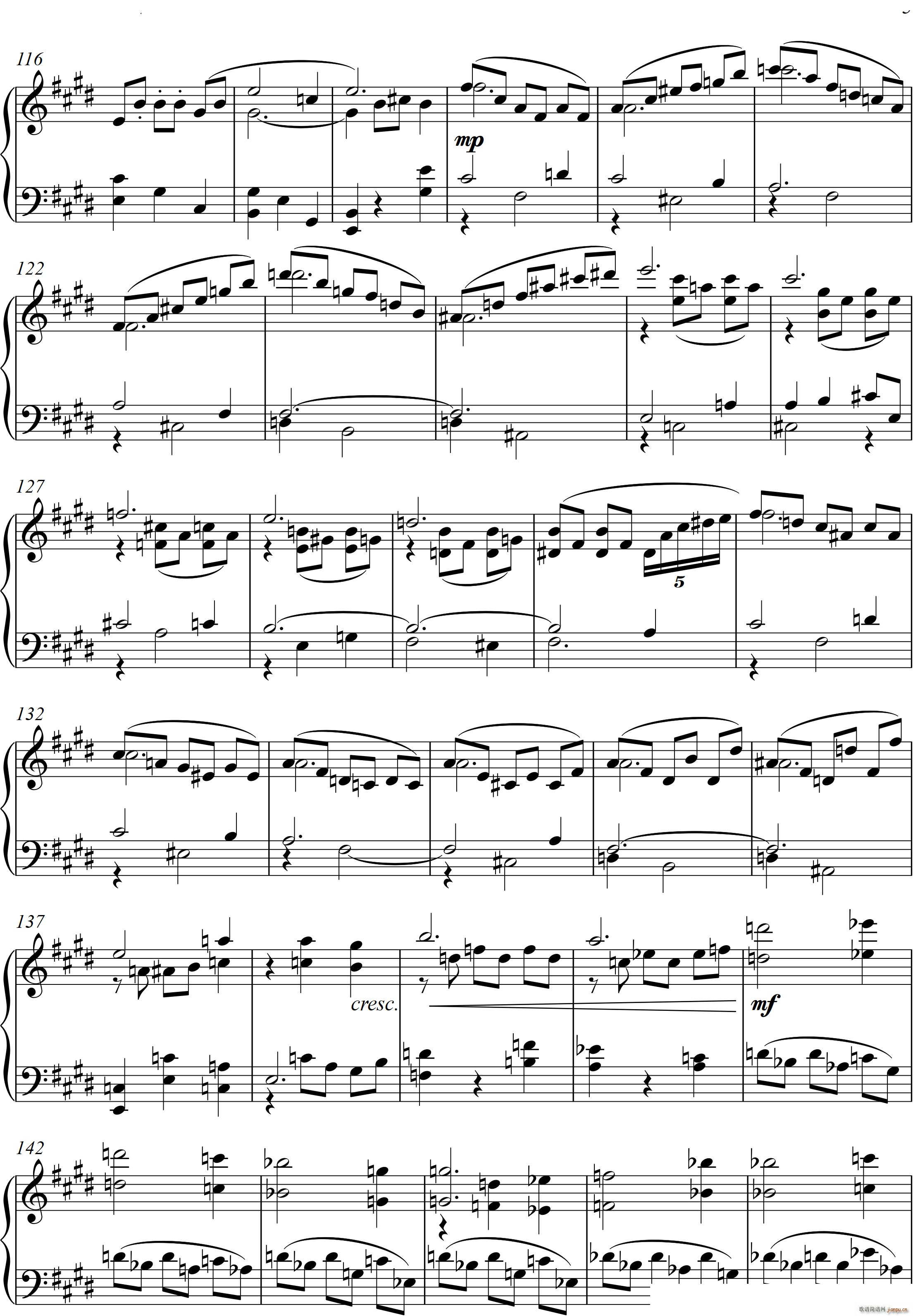 第22钢琴奏鸣曲 信仰 Piano Sonata No`22四个乐章(钢琴谱)15