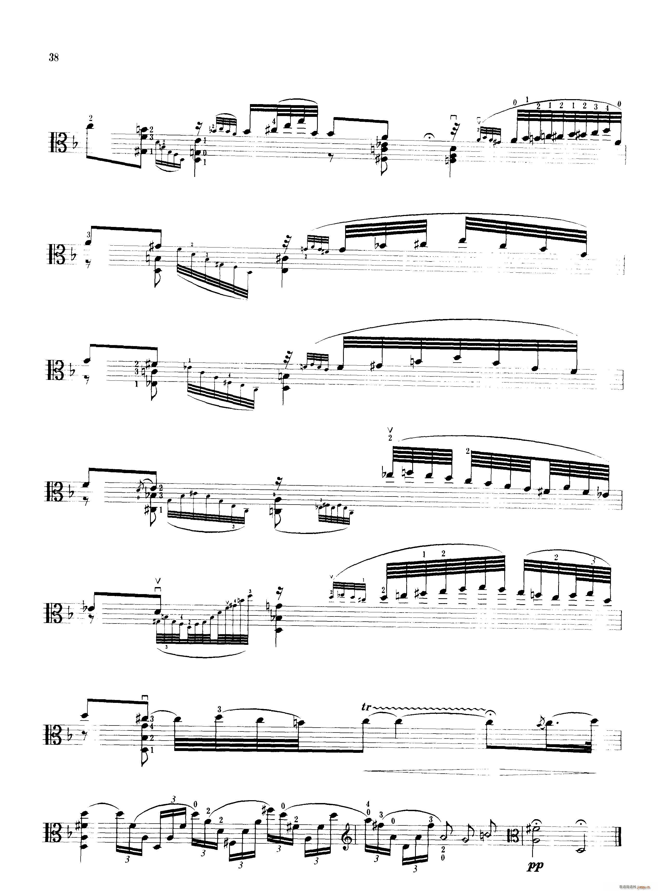 变音体系幻想曲 提琴谱(十字及以上)9