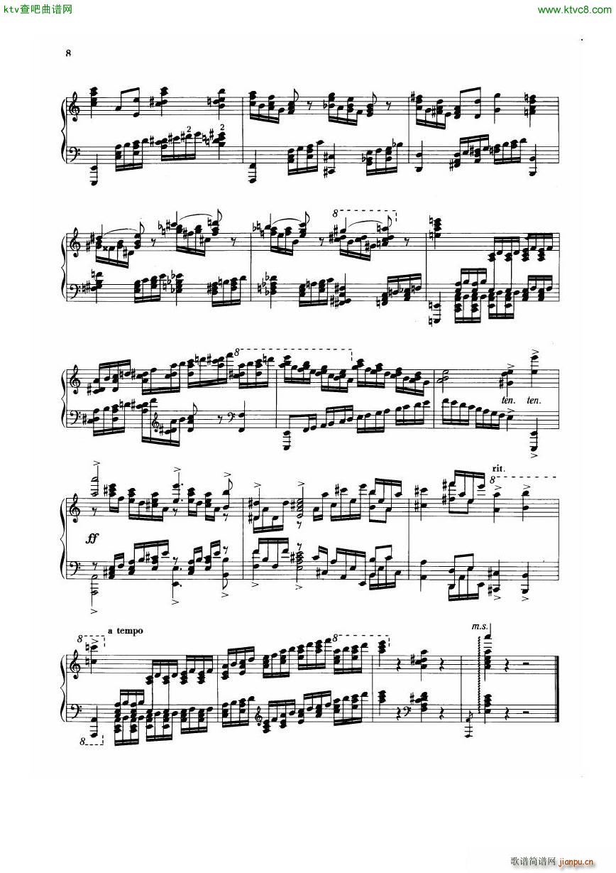 Dohnanyi Etude Op 28 1(钢琴谱)6