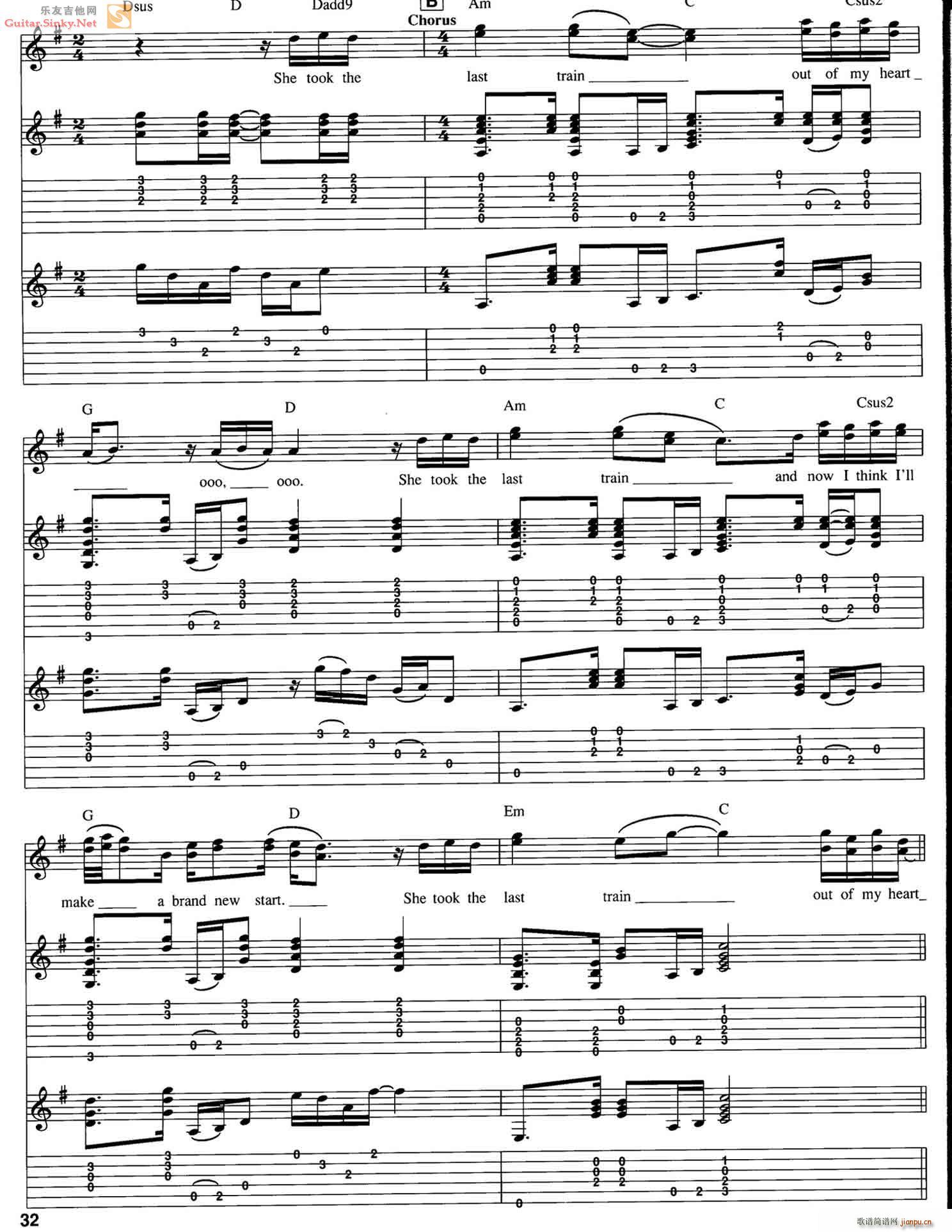 HeartbreakStation(吉他谱)3