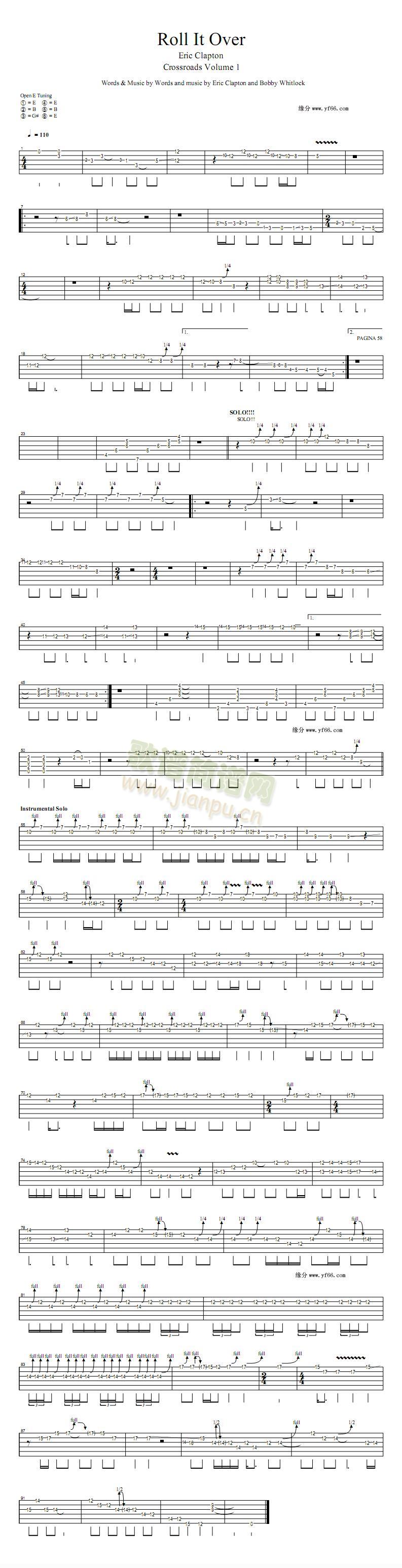 RollItOver(吉他谱)1